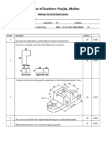 Technical Drawing and CAD-I