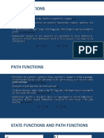 State Functions & Entropy Changes