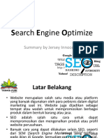 Search Engine Optimize: Summary by Jersey Innocento