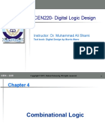 CEN220-Digital Logic Design: Instructor: Dr. Muhammad Ali Shami
