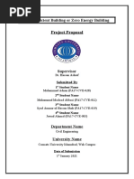 Project Proposal: Energy Efficient Building or Zero Energy Building