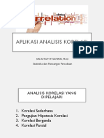 Materi 2 Aplikasi Analisis Korelasi Compressed