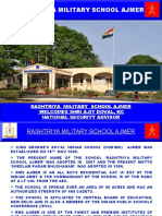 Rashtriya Military School Ajmer Welcomes Shri Ajit Doval, KC National Security Advisor