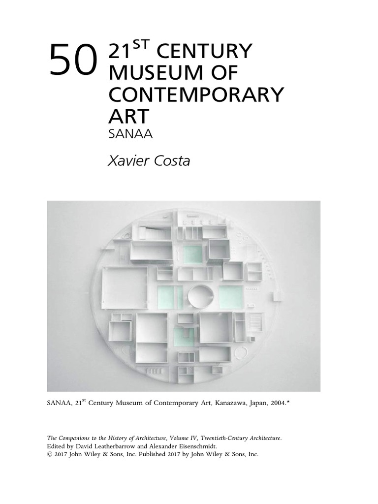 21st Century Museum of Contemporary Art: Sanaa | PDF | Museum | Mirror