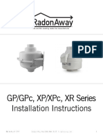 Installation Instructions: GP/GPC, XP/XPC, XR Series