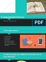 Comprensión lectora taller IV medio