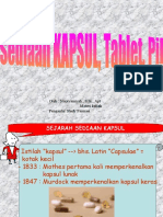 Kapsul, Tablet Dan Pil