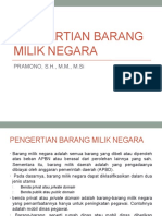 6.Pengertian Barang Milik Negara