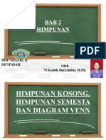 Himpunan Kosong, Himpunan Semesta, Diagram Venn