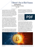 Analysis of Bitcoin in Illicit Finance