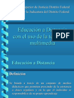 Educación A Distancia Con El Uso de Computadoras