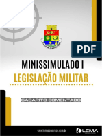 MINISSIMULADO LEG. MILITAR GAB COMENTADO