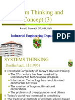 System Thinking and Concept (3) : Industrial Engineering Department