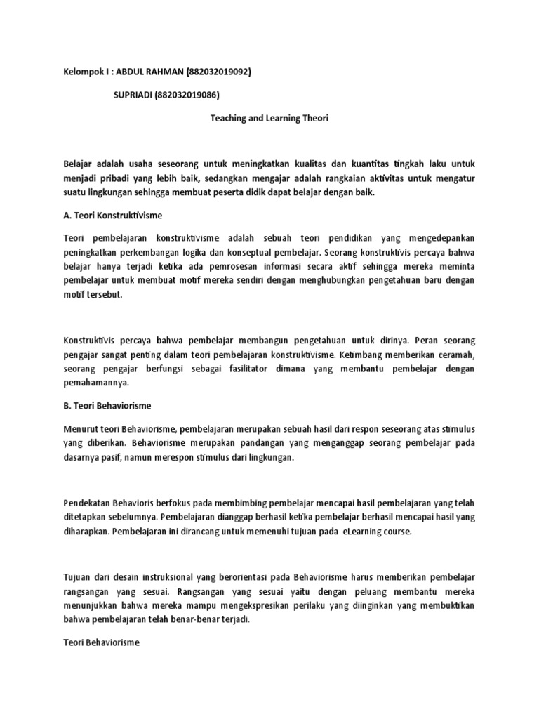 Kelompok I Tefl Pdf