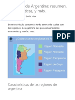 ?regiones de Argentina - Resumen, Características, y Más