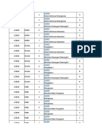 Jadwal Kuliah Semester 2 FEB - Excel