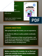 English 7: Quarter 3 - Module 1: Using Correct and Appropriate Multimedia Resources