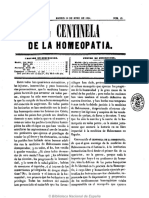El Centinela de La Homeopatía. 10-6-1851, N.º 19