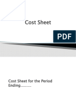 cost sheet preparation[979]