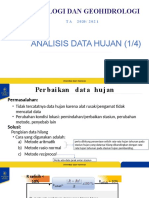 Pertemuan Analisa Data Curah Hujan (1of4) 2021
