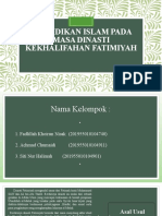 Pendidikan Islam Pada Masa Dinasti Kekhalifahan Fatimiyah