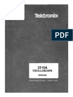 Tektronix 2215A Service Instruction Manual