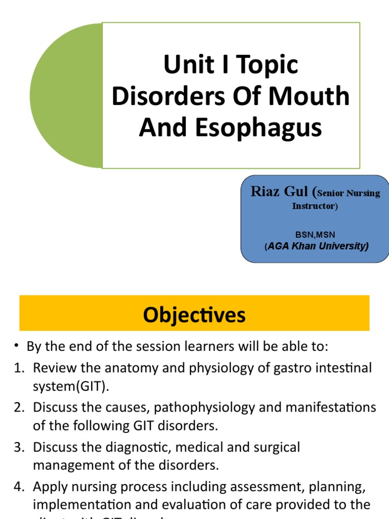 Mouth and Esophagus Disorders Overview | PDF | Esophageal Cancer ...