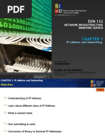 Network Infrastructure Windows Server: IP Address and Subnetting