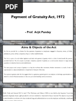 Payment of Gratutity Act 