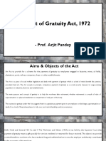 Payment of Gratutity Act 