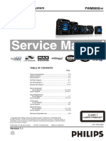 Philips FWM 9000 Service Manual