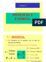 Tema 3 Electrotecnia. Potencia y Energia