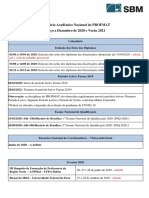 Calendario Profmat 2020