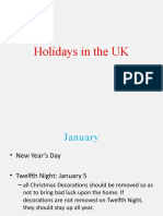 Holidays in The UK