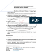 Requisitos Instalacion Mesa Sufragio CCPP