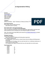 ENC 3312: Advanced Argumentative Writing: Rsanchez@ufl - Edu