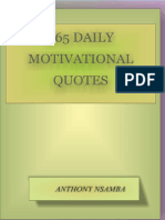 365 Daily Motivational Quotes Anthony Ns