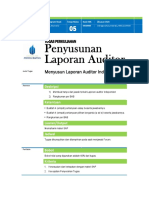 Tugas Auditing Tanya Jawab - Ke 5 Penyusunan Laporan Auditor