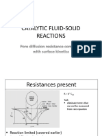 CATALYTIC FLUID-SOLID REACTIONS Pore Diffusion Resistance