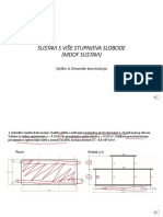 Dinamika Konstrukcija-Mdof Sustav