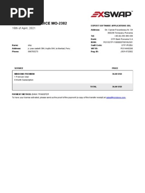 proforma