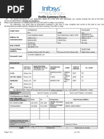 Profile Summary Form: Legal Name