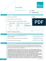 Dispute Details Form (DDF)