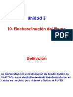 10 Electrorefinación de Plomo