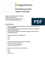 MAGNET BRAINS Education (DPQ) Chemistry - IIT/ JEE/ NEET: Completely Free