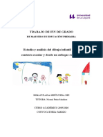 Estudio y Analisis Del Dibujo Infantil en Un Contexto Escolar y Desde Un Enfoque Evolutivo