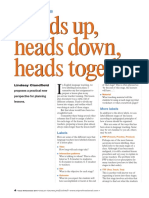 Lesson Planning - Heads Up, Heads Down, Heads Together