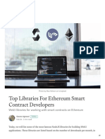 8 Top Libraries For Ethereum Smart Contract Developers