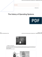 The History of Operating Systems Sutori
