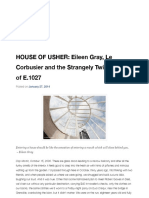 HOUSE OF USHER: Eileen Gray, Le Corbusier and The Strangely Twisted Fate of E.1027 - Alastair Gordon